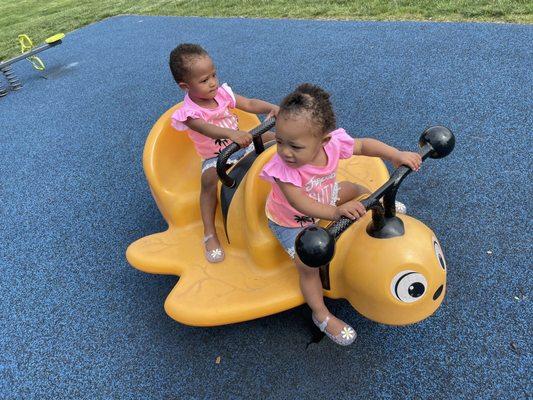 Fun times with the nieces at the park!! Down the street from my house!!! So glad I found a great spot to take them!!