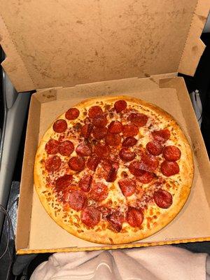 Pepperoni pizza