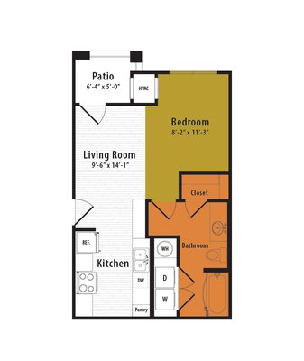 Studio Apartment Home- 500 sq ft