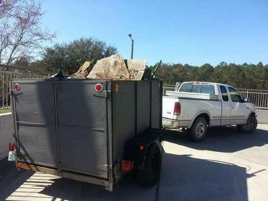 We haul furniture as well along with doing residential cleanups and clear outs