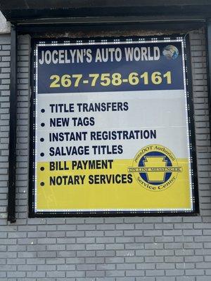 Jocelyn’s Auto World