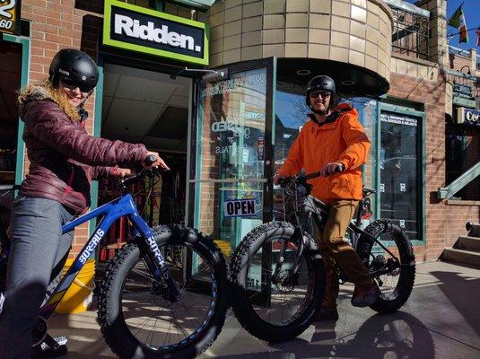 Ridden has the best fat bikes in Breckenridge. Our carbon fiber borealis fat bikes are ultra light. Ridden has the best fat bike beer tour!