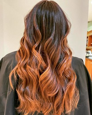 Copper Ombré! Done by Danielle at Phoenix Salon!