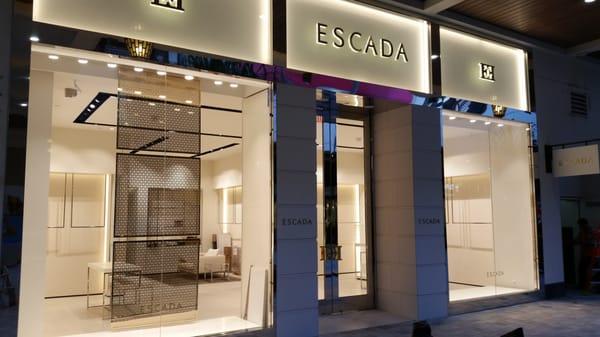 Construction cleanup at Escada