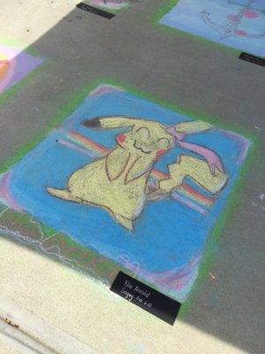 Sidewalk art! Catch em all!