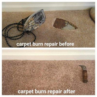 Carpet Burn Repair- Before & After, Call (310) 736-2018