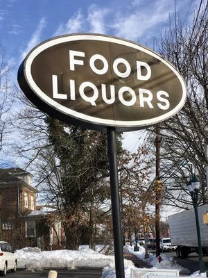 Sign along Amboy Ave