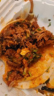 This is their "al pastor" taco. This is NOT al pastor.