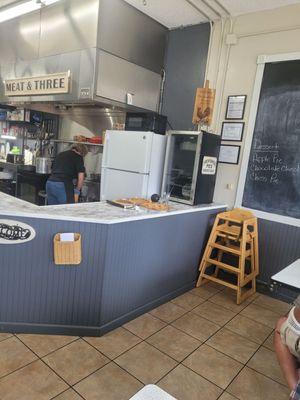 Pies on the counter