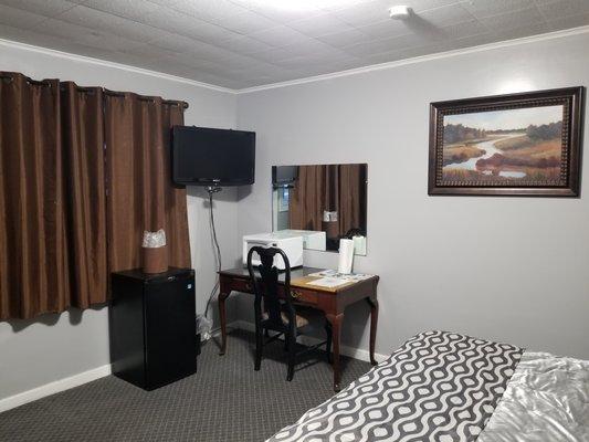 "Newly renovated suites..."