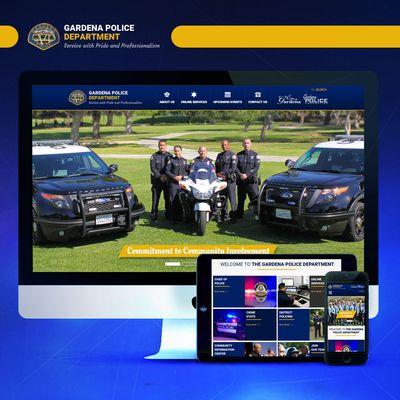 Web Design/Development and Maintenance for Gardena Police Department