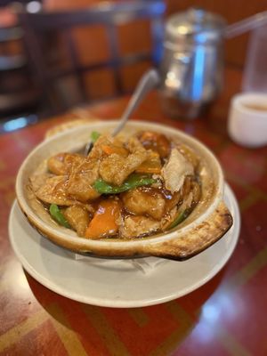 Flounder in hot pot