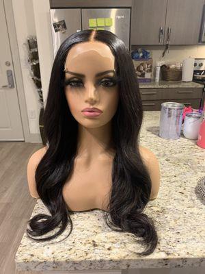 Middle Part Lace Closure Wig