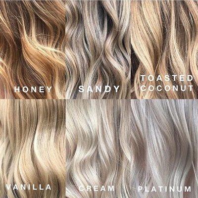 Love creating all these blonde shades