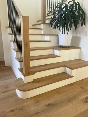 Custom stair design & installation. Wood flooring & stairs.