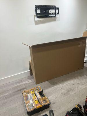 Assembling a tv stand