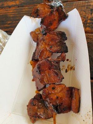 Pork bbq stick