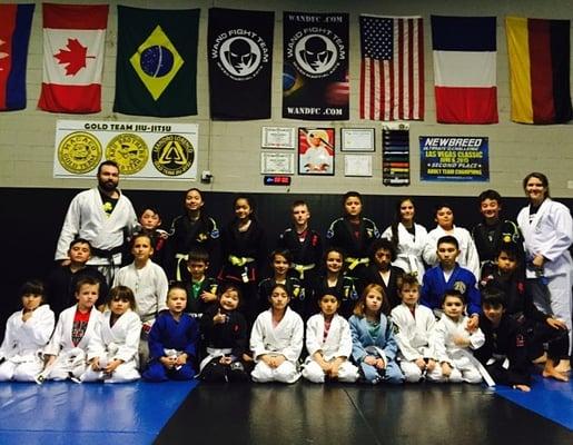 Kids BJJ about to start!