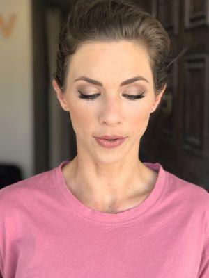 Bridesmaid makeup