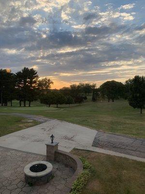 View from the dining room.