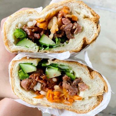 #8 pork grilled banh mi