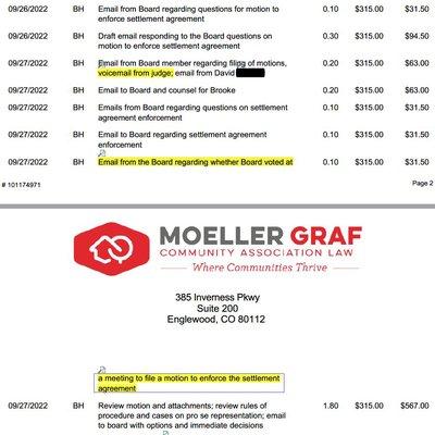 The Vice-President filed a frivolous motion against me, Pro So, and I am wondering why she got legal advice from Ms Horstman?