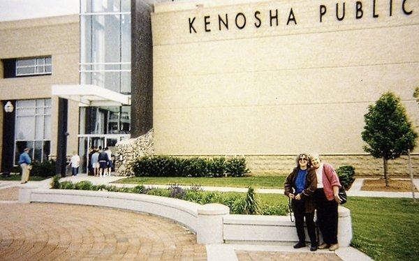 Rita Rinelli and Gail Isermann at the Kenosha Public Museum, HarborPark, Kenosha.