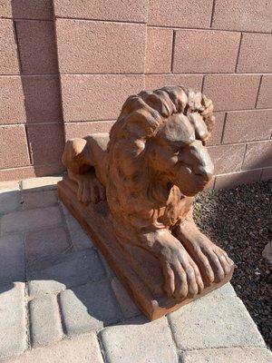 Lion statue