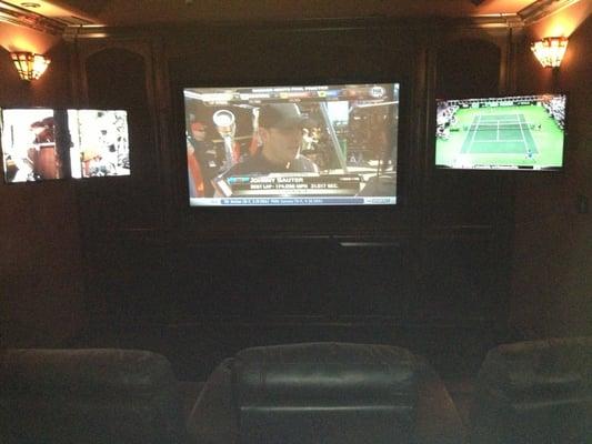 Football is more fun in your theater when you can watch 3 games at the same time.