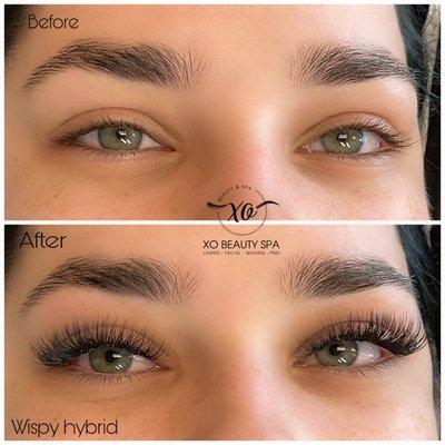 WISPY HYBRID LASHES EXTENSIONS