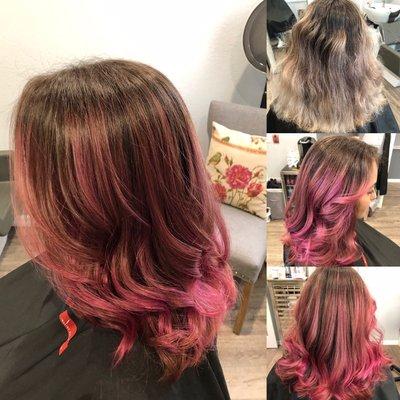 Transformation hair color!                                    By Christina