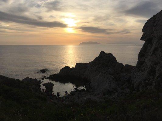 Spectacular Sunsets off the coast of Sicily