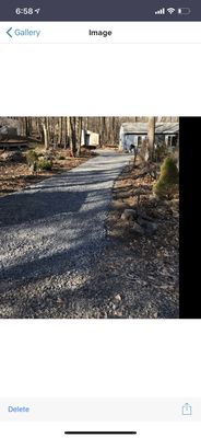 Muddy driveway transformation