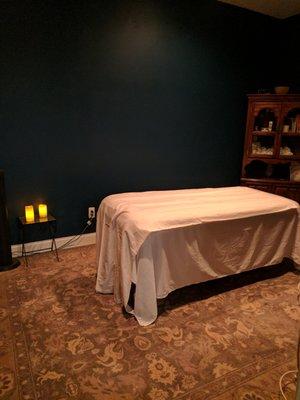 Indulge in a massage in our peaceful and relaxing massage therapy room.