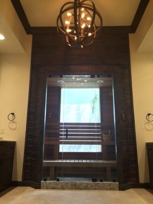 Tongue & Groove Sauna Palm Beach Gardens by Matot Mouldings