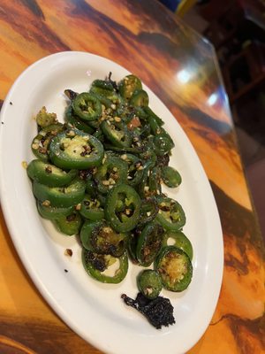 Sautéed Jalapenos