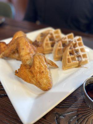 Chicken and waffles