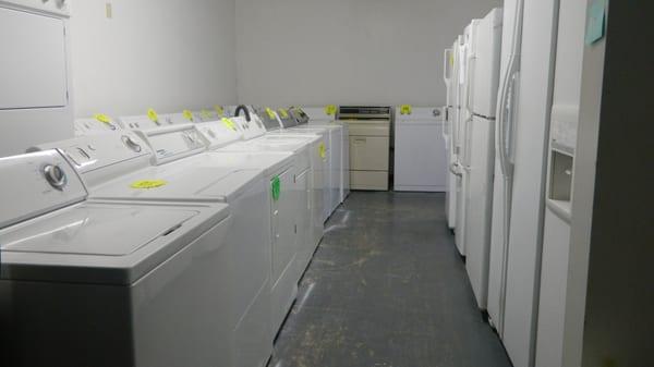 Conventional washer and dryers starting at $249 a set with your preferred brand such us Whirlpool, Maytag, GE, Kenmore, Kitchen Aid etc .