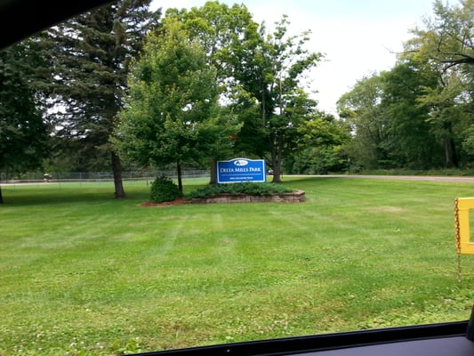 Entrance into pavilion area