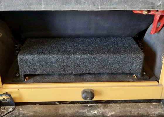 Custom Subwoofer box for Jeep TJ