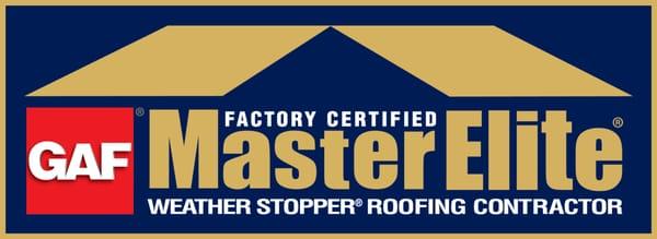 Robert Smith is a Master Elite Certified Roofing Contractor