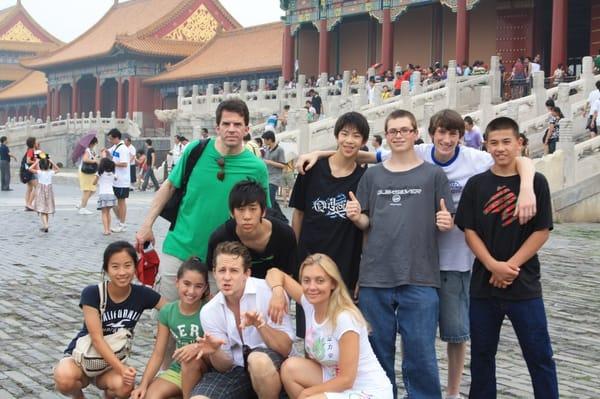 Wushu West Students in the Forbidden City, Beijing, China