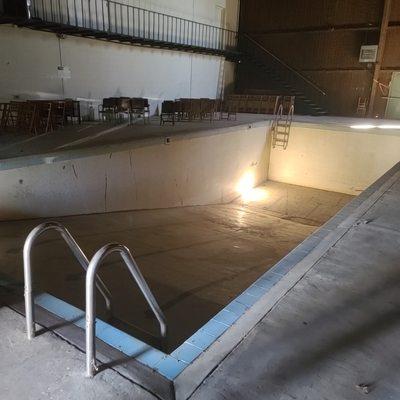 Pool where boxers would train.