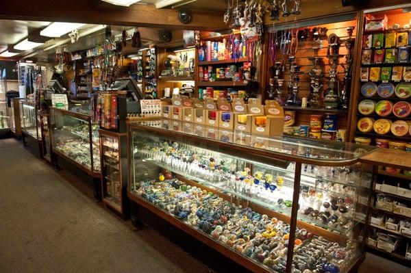 We feature a huge selection of glass pipes, cigars, shisha, lighters and accessories