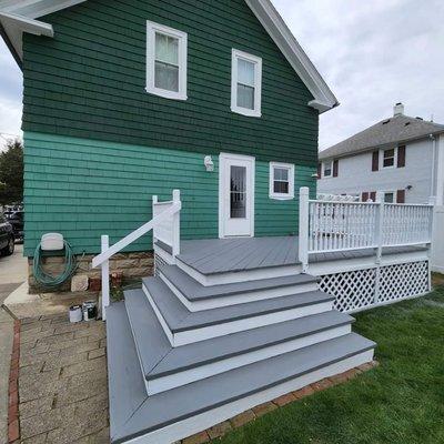 Deck and rails - painting and staining