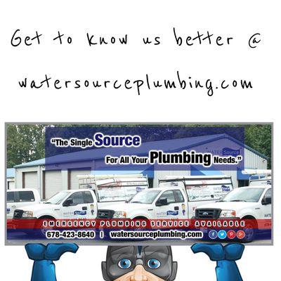 Get to know us better @ watersourceplumbing.com