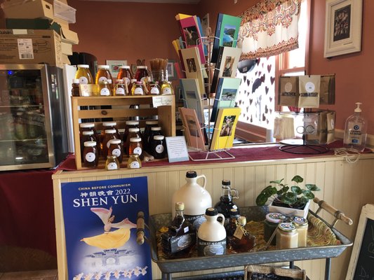 Sweet spot for local honey and syrup.