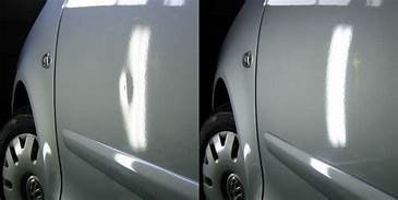 Left Door Dent Repaired