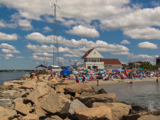 The view from a ways out on the jetty