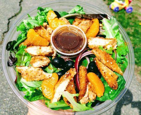 Crispy Asian Chicken Salad